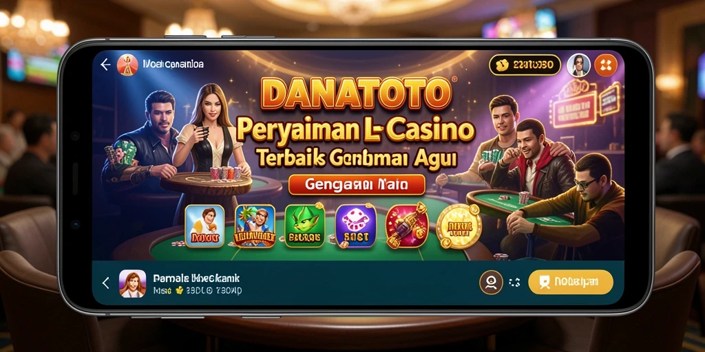 Screenshot gameplay Live Casino yang mendebarkan dan interaktif.