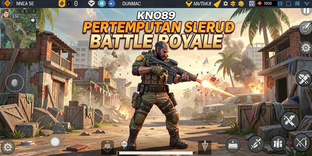 Gameplay seru saat bertempur di KNO89.