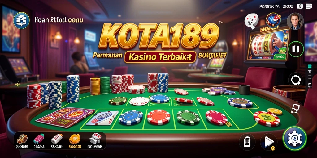 Screenshot KOTA189 menampilkan gameplay Kasino yang mendebarkan.