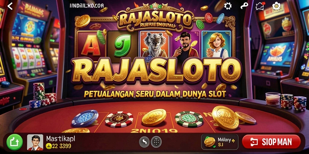 Tampilan seru gameplay RAJASLOTO saat menjelajahi slot baru.