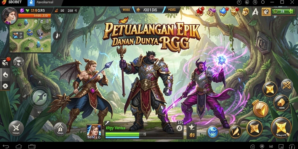 Gameplay RPG SBOBET yang mengasyikkan dan penuh tantangan.