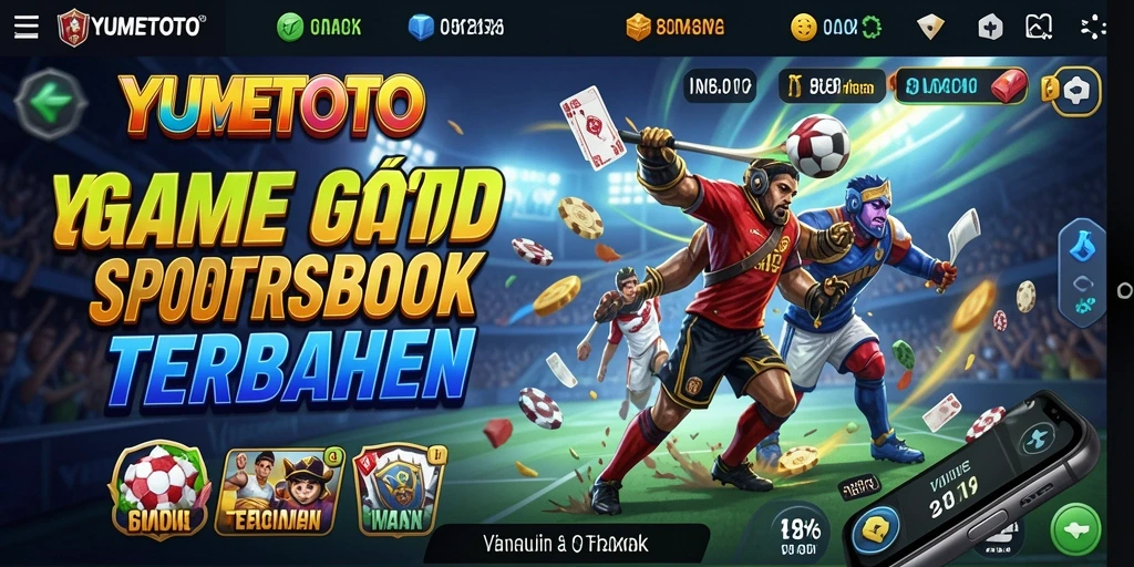 Screenshot YUMETOTO menampilkan pengguna yang menikmati taruhan olahraga.